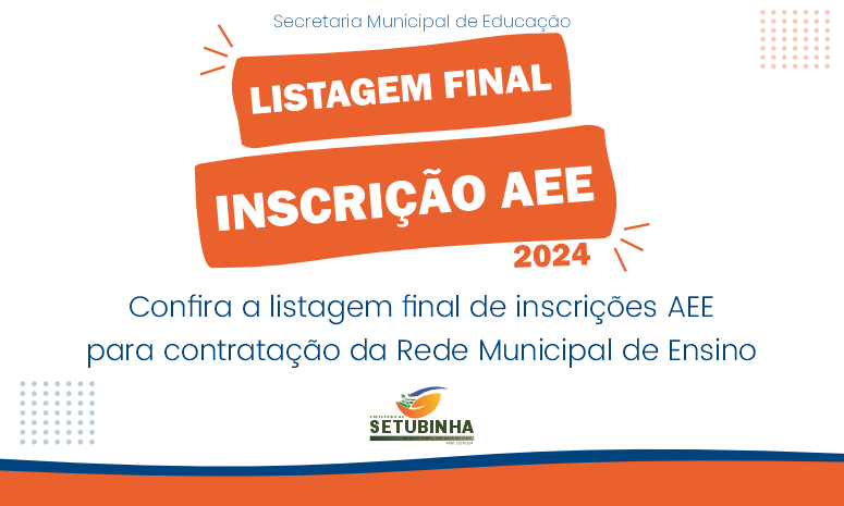 Listagem Final – AEE 2024