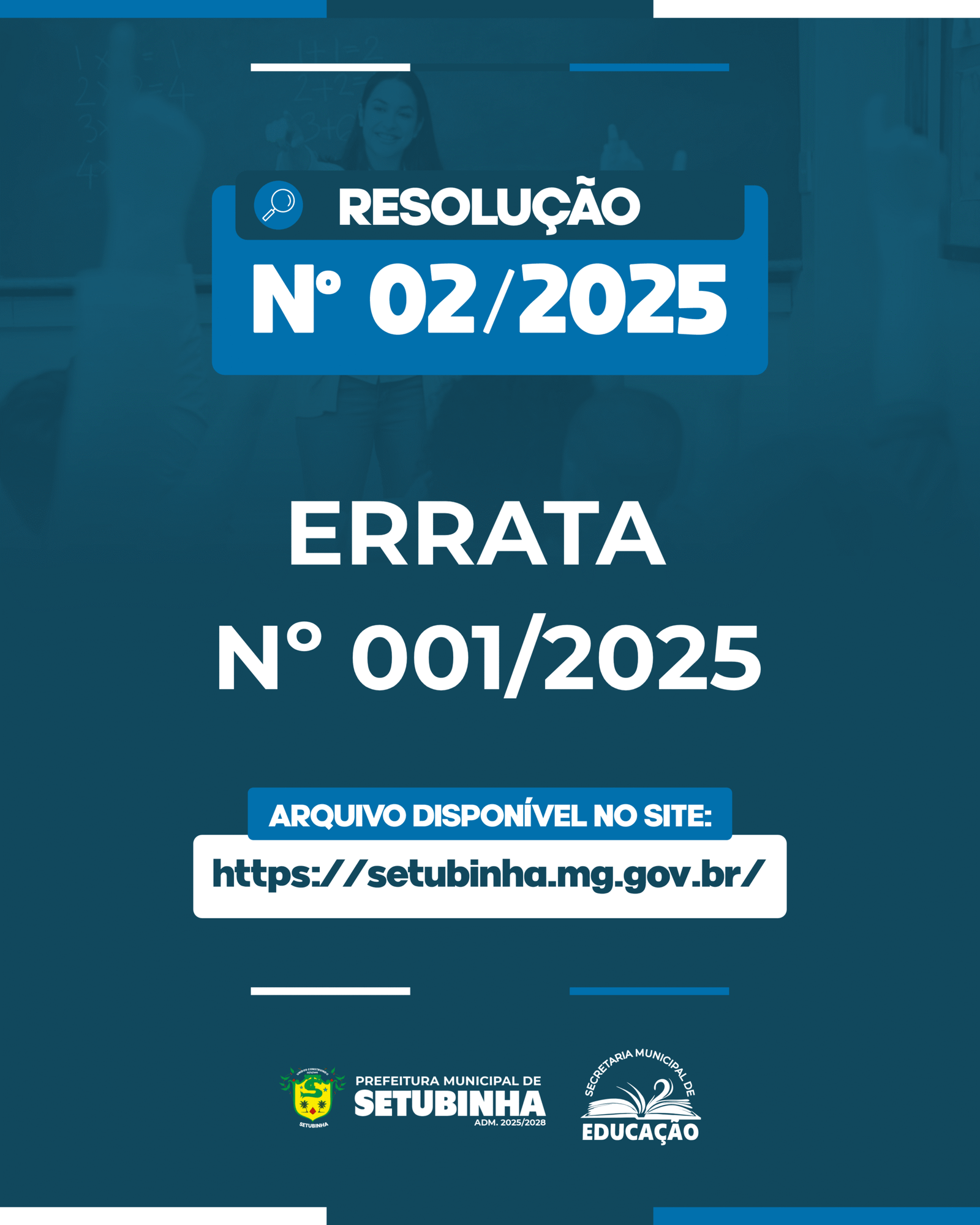 ERRATA – Resolução 002/2025