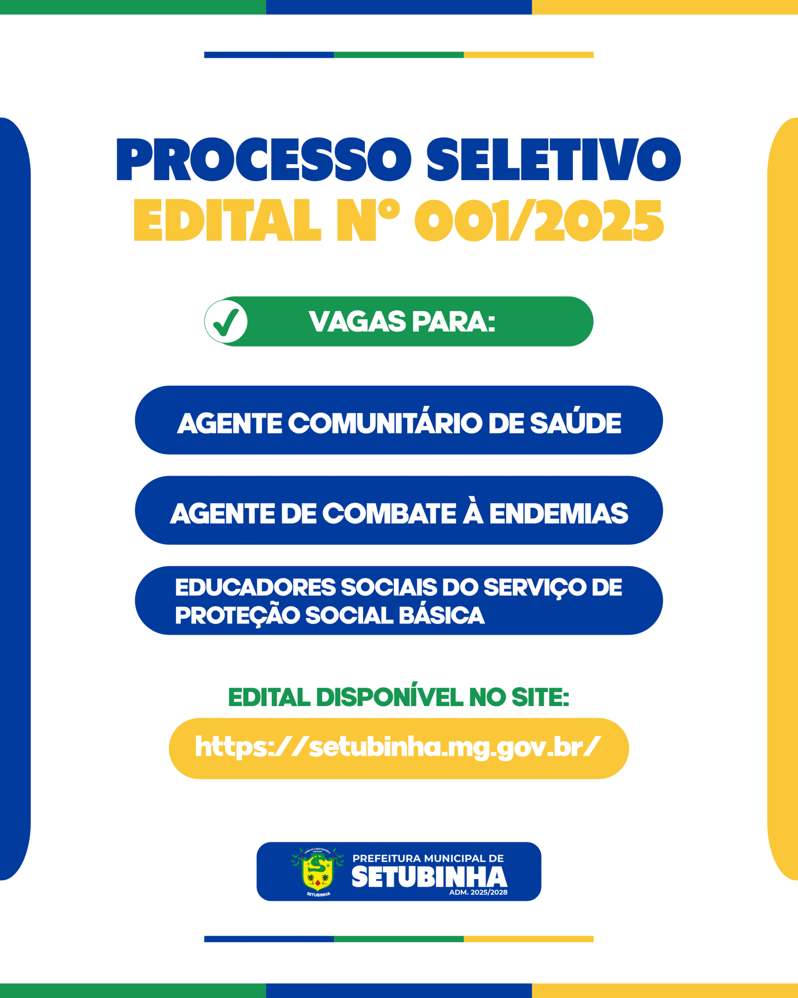 Processo Seletivo 001/2025