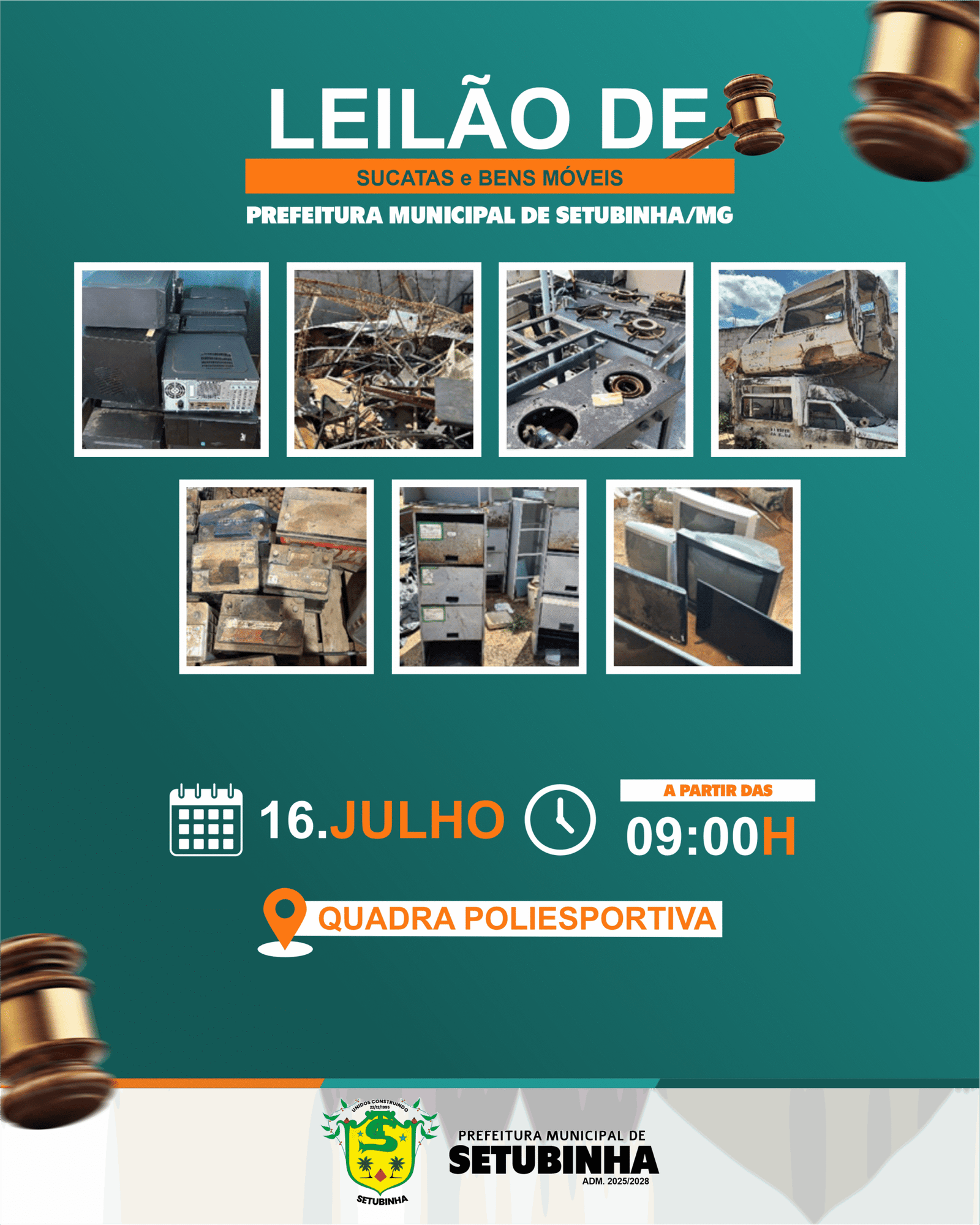 Prefeitura realizará Leilão Municipal no dia 16 de julho